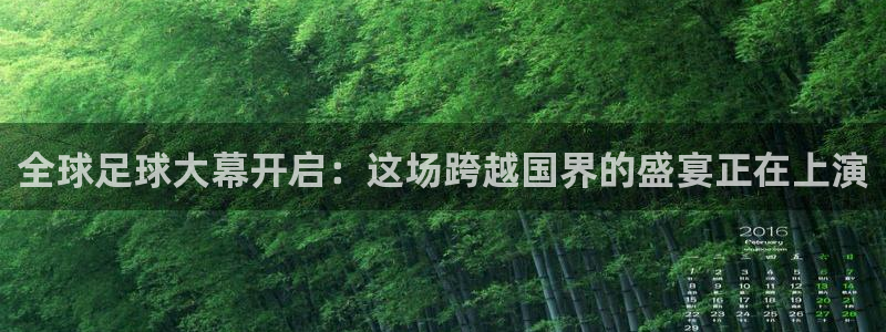 全球足球大幕开启：这场跨越国界的盛宴